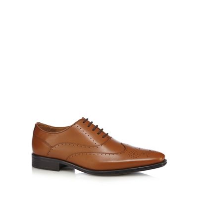Henley Comfort Tan leather lace up brogues